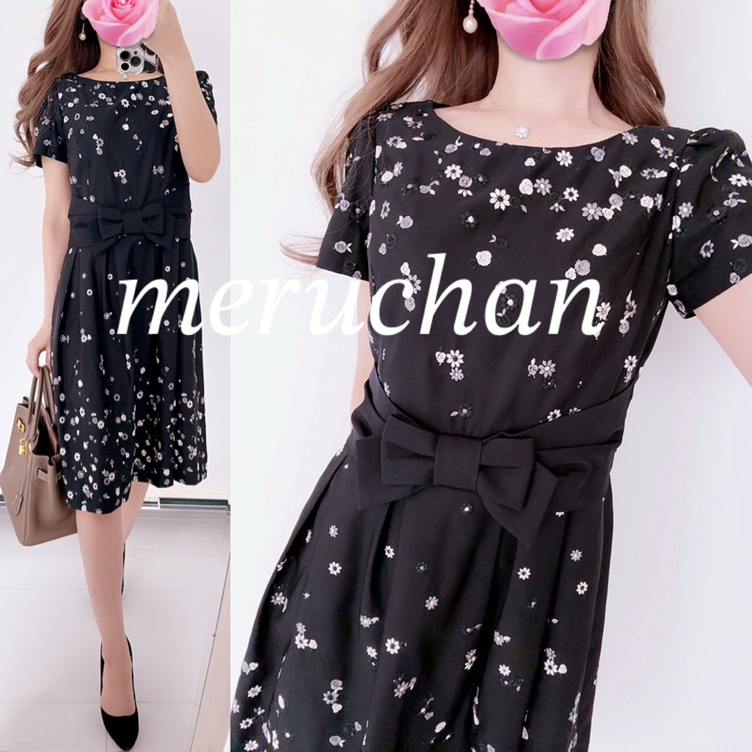 M'S GRACY - 【新品】エムズグレイシー 刺繍ワンピース 半袖の M'S GRACY - 【新品】エムズグレイシー 刺繍ワンピース 半袖の