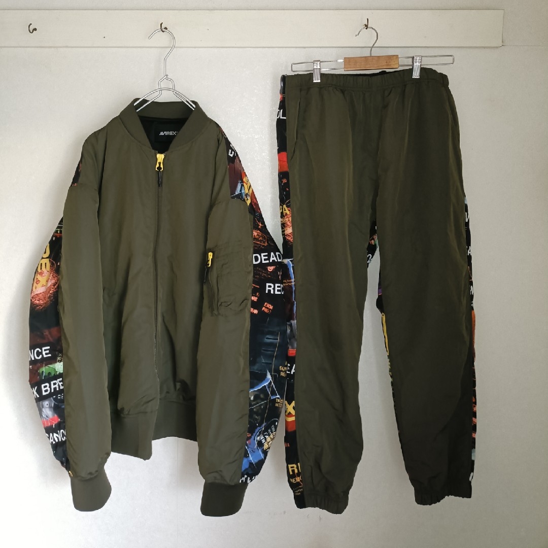 AVIREX - AVIREX FIGHTER PHOTO TYPE MA-1パンツ セットアップの AVIREX - AVIREX FIGHTER PHOTO TYPE MA-1パンツ セットアップの