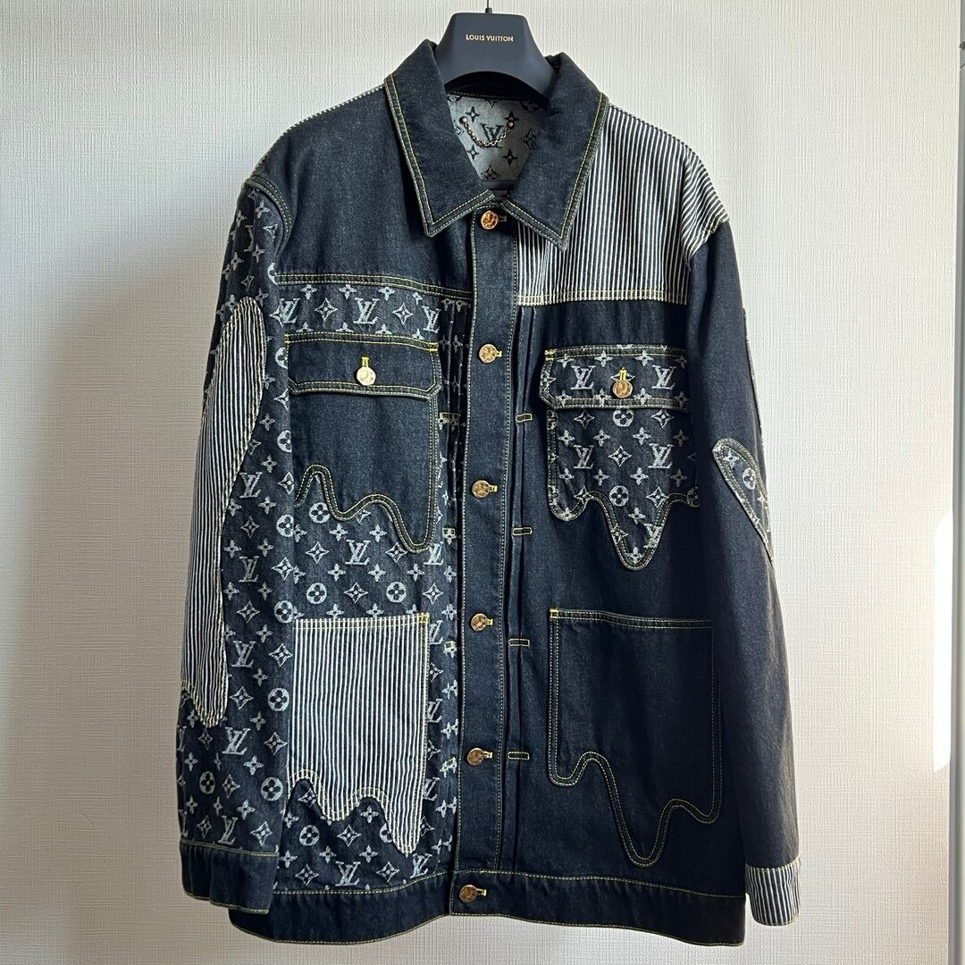 LOUIS VUITTON - Louis Vuitton x Nigo デニムジャケットの通販 LOUIS VUITTON - Louis Vuitton x Nigo デニムジャケットの通販