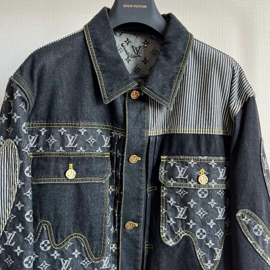 LOUIS VUITTON - Louis Vuitton x Nigo デニムジャケットの通販 LOUIS VUITTON - Louis Vuitton x Nigo デニムジャケットの通販
