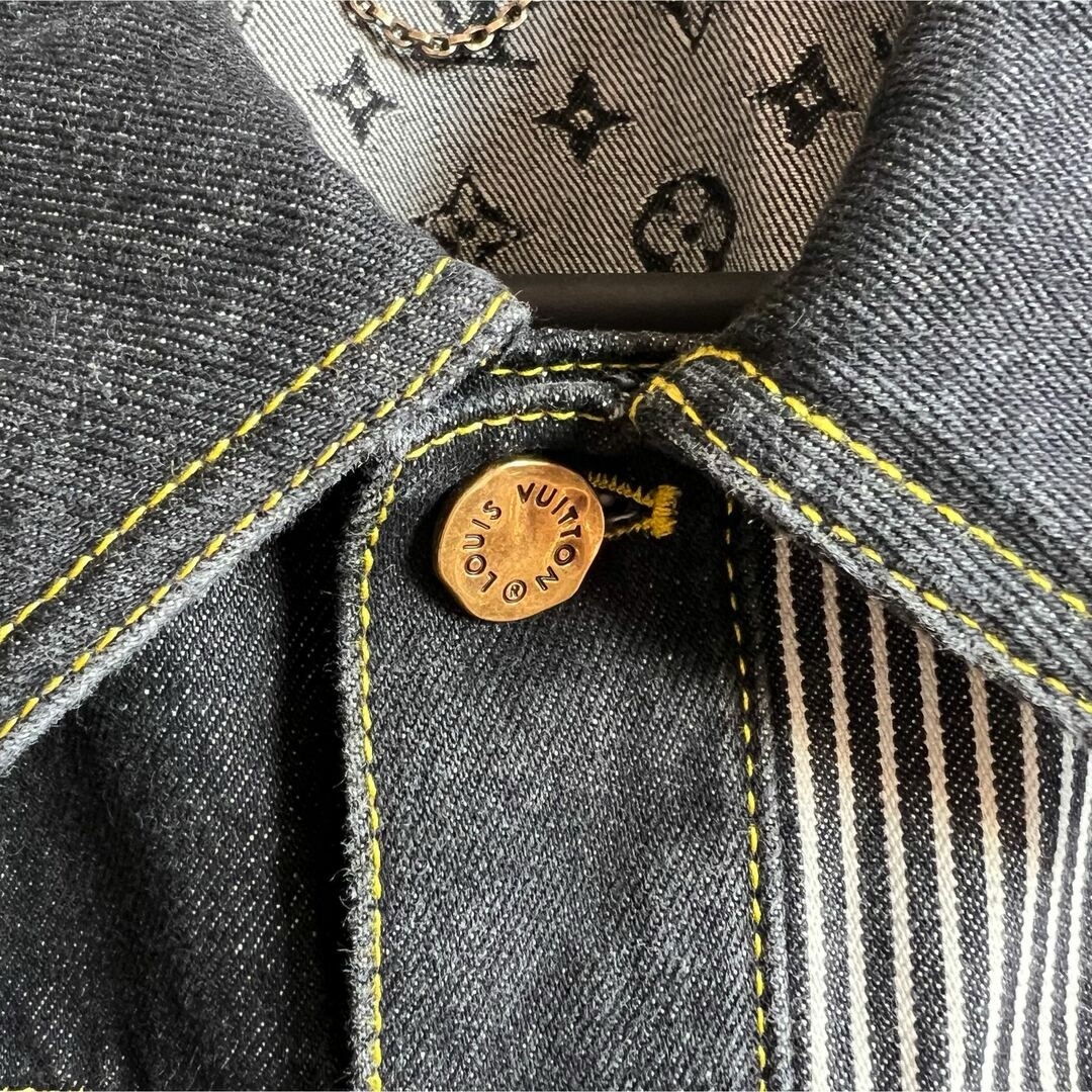 LOUIS VUITTON - Louis Vuitton x Nigo デニムジャケットの通販 LOUIS VUITTON - Louis Vuitton x Nigo デニムジャケットの通販