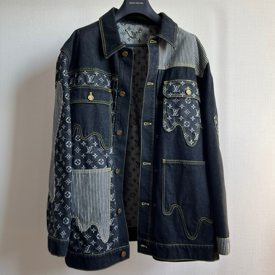 LOUIS VUITTON - Louis Vuitton x Nigo デニムジャケットの通販 LOUIS VUITTON - Louis Vuitton x Nigo デニムジャケットの通販