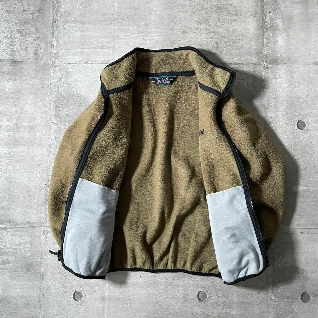 WOOLRICH - 90s vintage WOOLRICH フリースジャケット ジップ WOOLRICH - 90s vintage WOOLRICH フリースジャケット ジップ