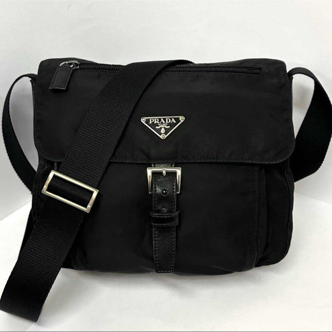 PRADA - PRADA/三角ロゴプレート ナイロン ショルダーバッグ