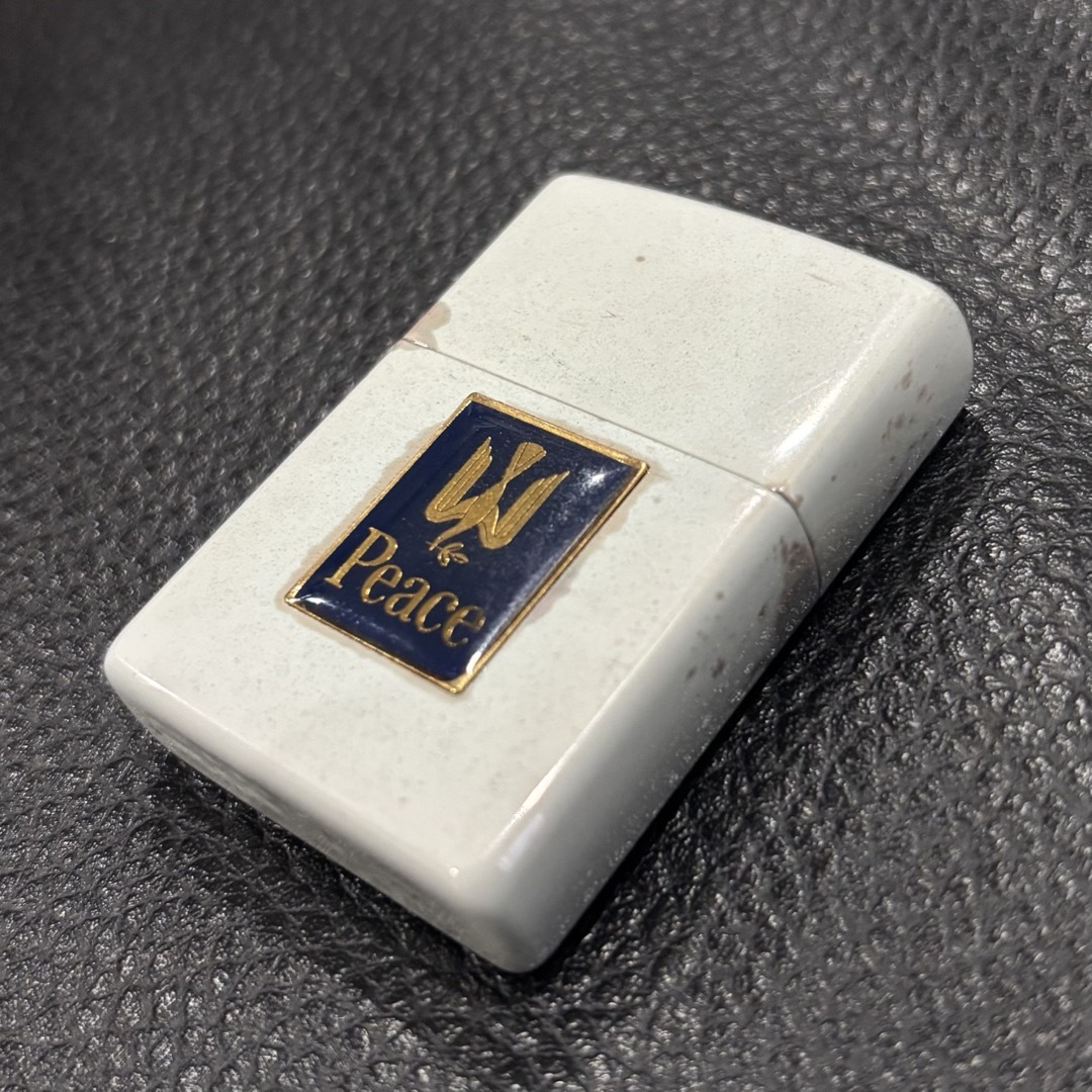 最も信頼できる ZIPPO - 【ZIPPO】Peace ピース ホワイト 白 スーパーライト その他