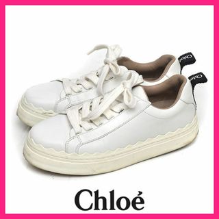 Chloe - クロエ バックロゴ レディーススニーカー 37(約24cm)の Chloe - クロエ バックロゴ レディーススニーカー 37(約24cm)の