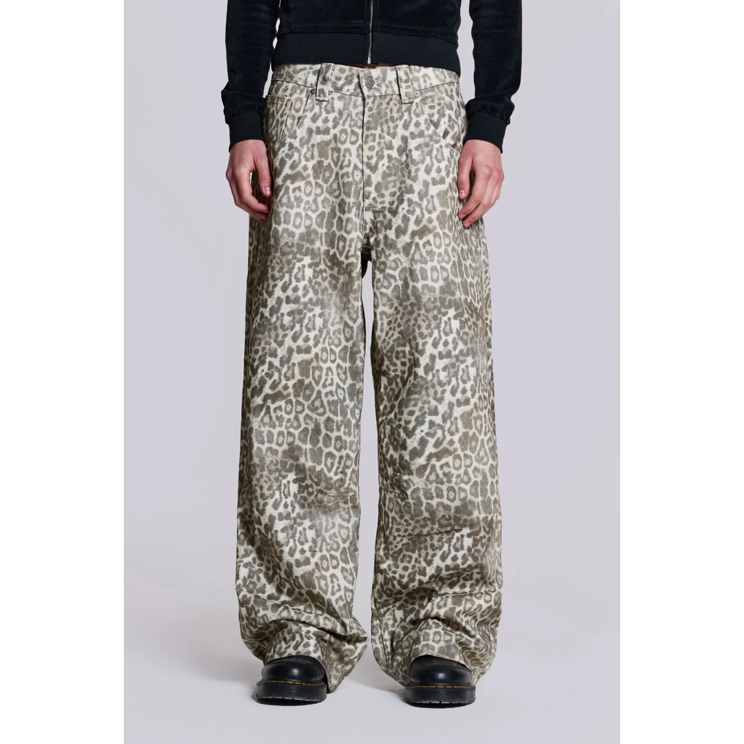 Jaded London レオパード デニム W28 Jaded London レオパード デニム W28