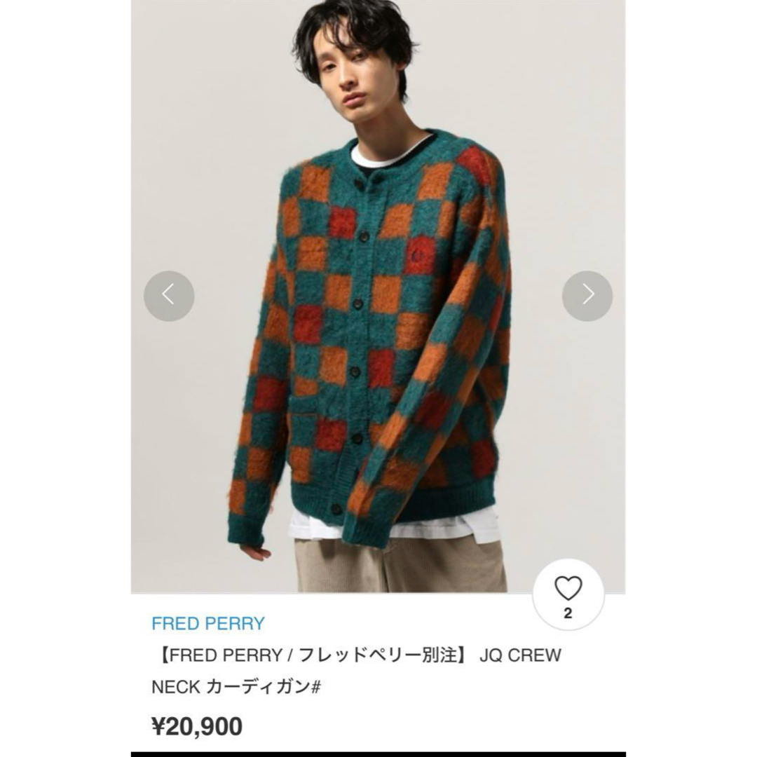 FRED PERRY - fred perry × journal standard 別注 モヘアの通販 FRED PERRY - fred perry × journal standard 別注 モヘアの通販