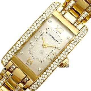 カルティエ(Cartier)の　カルティエ Cartier タンクアメリカン WB7025JL K18YG レディース 腕時計(腕時計)
