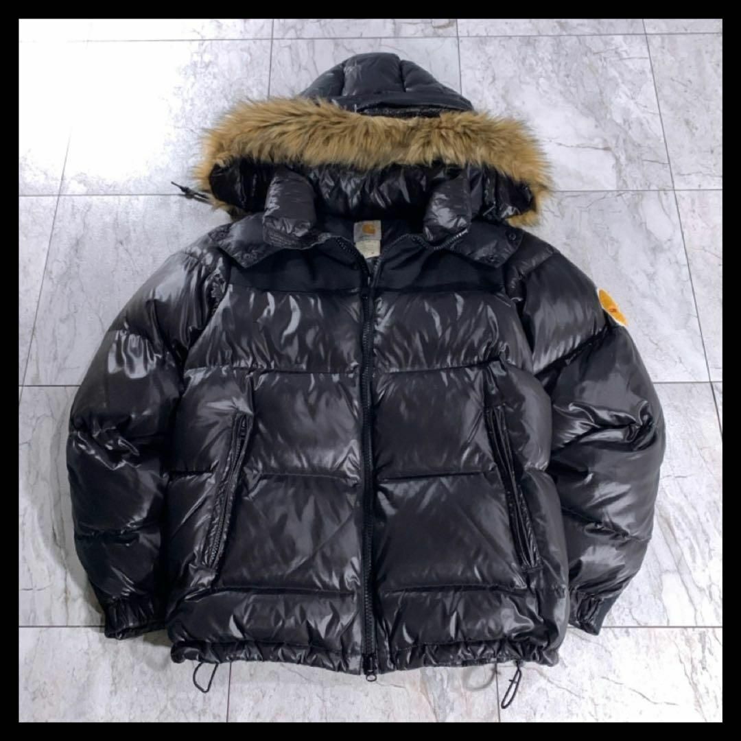 carhartt - Carhartt × SOFILETA 短丈 ダウンジャケット 光沢 黒 carhartt - Carhartt × SOFILETA 短丈 ダウンジャケット 光沢 黒