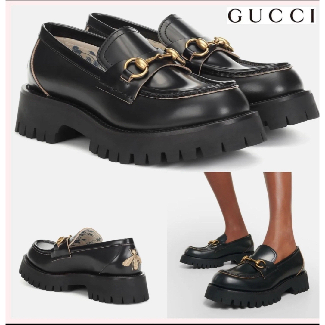 GUCCI - ※お値下げ※ GUCCI ホースビット ローファー 蜂モチーフ GUCCI - ※お値下げ※ GUCCI ホースビット ローファー 蜂モチーフ