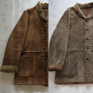 DOLCE&GABBANA - 希少 DOLCE&GABBANA ムートン コート 65万の DOLCE&GABBANA - 希少 DOLCE&GABBANA ムートン コート 65万の