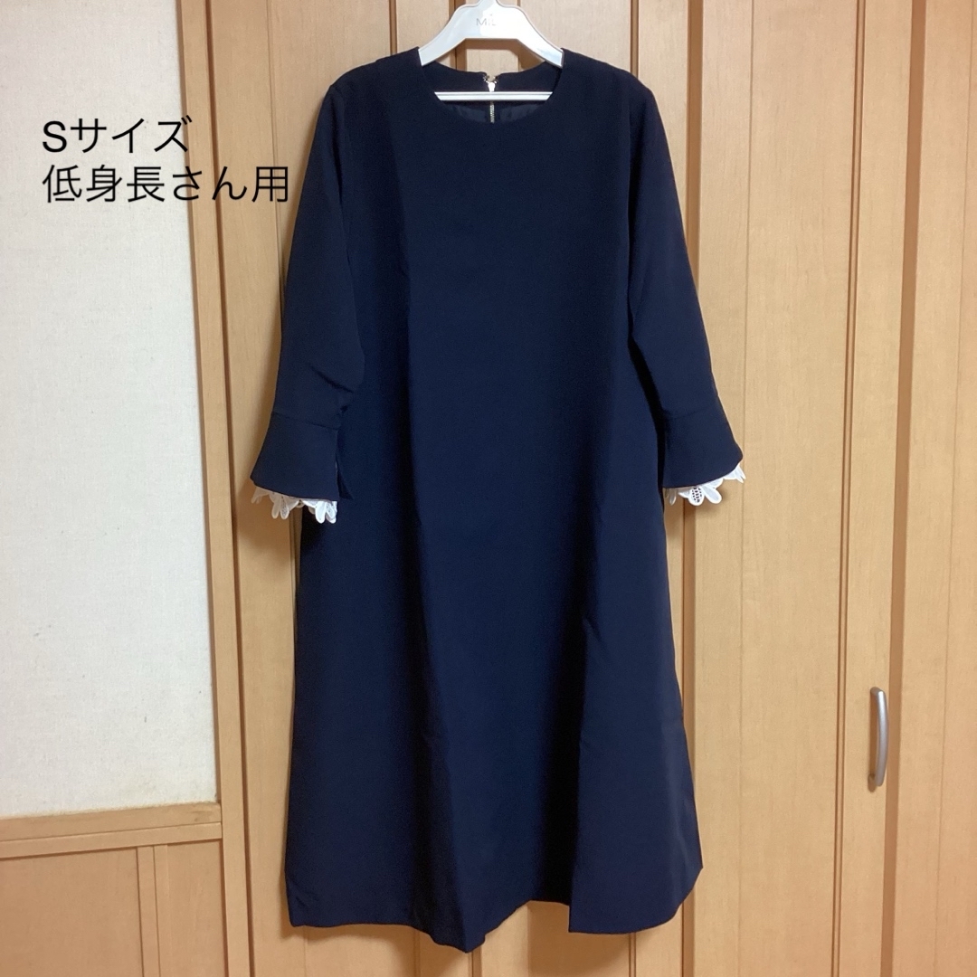 Sサイズ!低身長ワンピース袖レース取り外し可 147イチヨンナナ Sサイズ!低身長ワンピース袖レース取り外し可 147イチヨンナナ