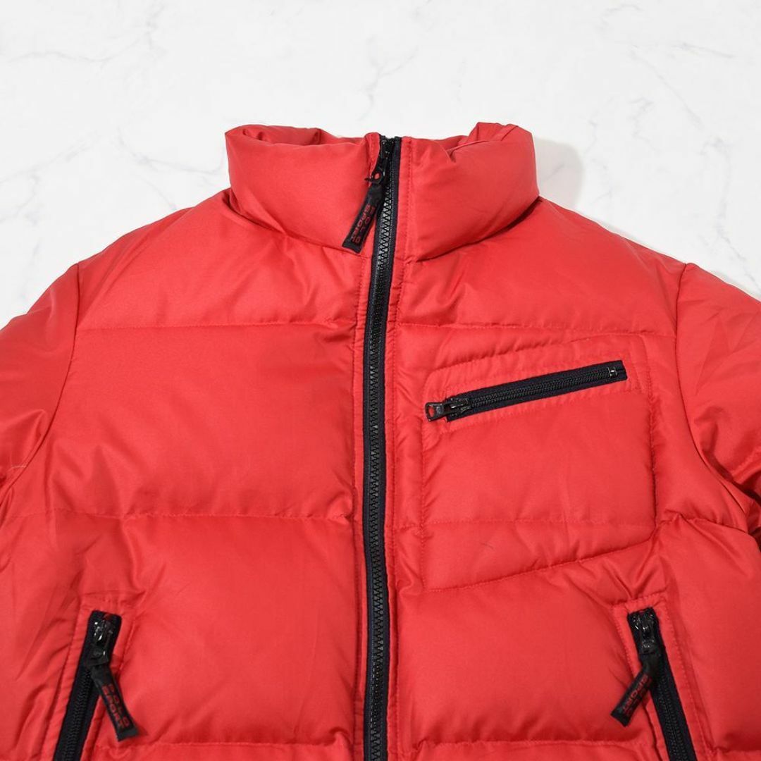 90s ラルフローレン POLO SPORT ヌプシ 短丈 ダウンジャケット 赤 90s ラルフローレン POLO SPORT ヌプシ 短丈 ダウンジャケット 赤