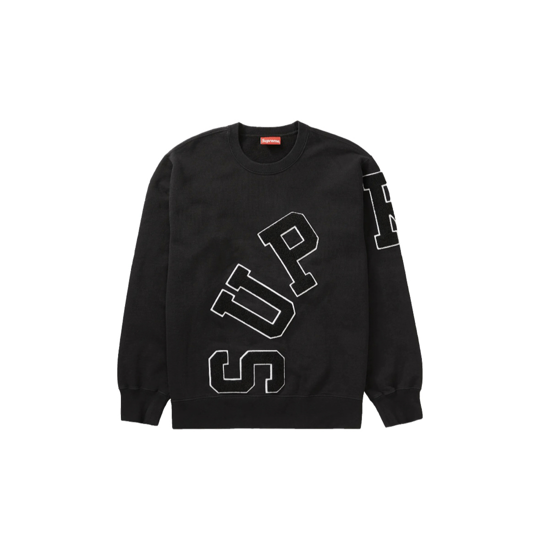 美品】Supreme Big Arc Crewneck Black 美品】Supreme Big Arc Crewneck Black