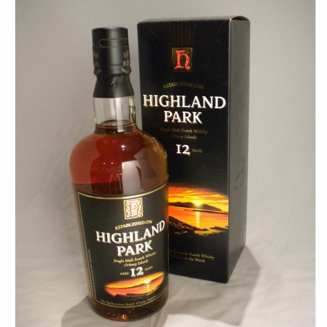 【旧ボトル2007年流通品】ハイランドパーク12年　＜新品・箱入り＞