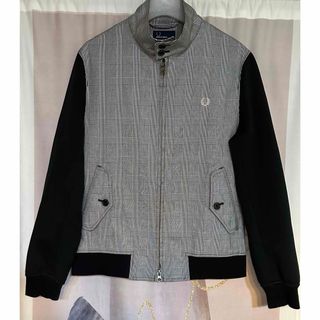 FRED PERRY - フレッドペリー 月桂樹 刺繍 グレンチェック FRED PERRY - フレッドペリー 月桂樹 刺繍 グレンチェック