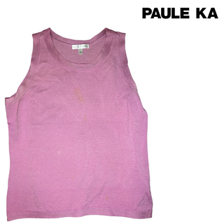 ポールカ(PAULE KA)の最終値下げ タンクトップ レディース PAULEKA ポールカ M ピンク(タンクトップ)