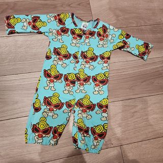 【正規逆輸入品】 HYSTERIC MINI ヒステリックミニならラクマ MINI| HYSTERIC by TIME総柄の通販 ヒスミニ☆正規品☆新品☆長袖☆ロンパース☆70㎝☆PARTY - ロンパース・カバーオール
