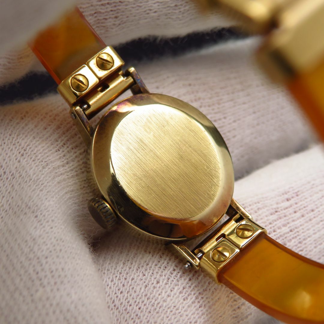 TISSOT - TISSOT STYLIST 手巻き腕時計 14K 金製 ビンテージ の TISSOT - TISSOT STYLIST 手巻き腕時計 14K 金製 ビンテージ の