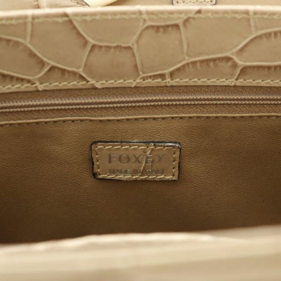 FOXEY - フォクシー Bag Gateau au chocolat 2WAYバッグ 茶の FOXEY - フォクシー Bag Gateau au chocolat 2WAYバッグ 茶の