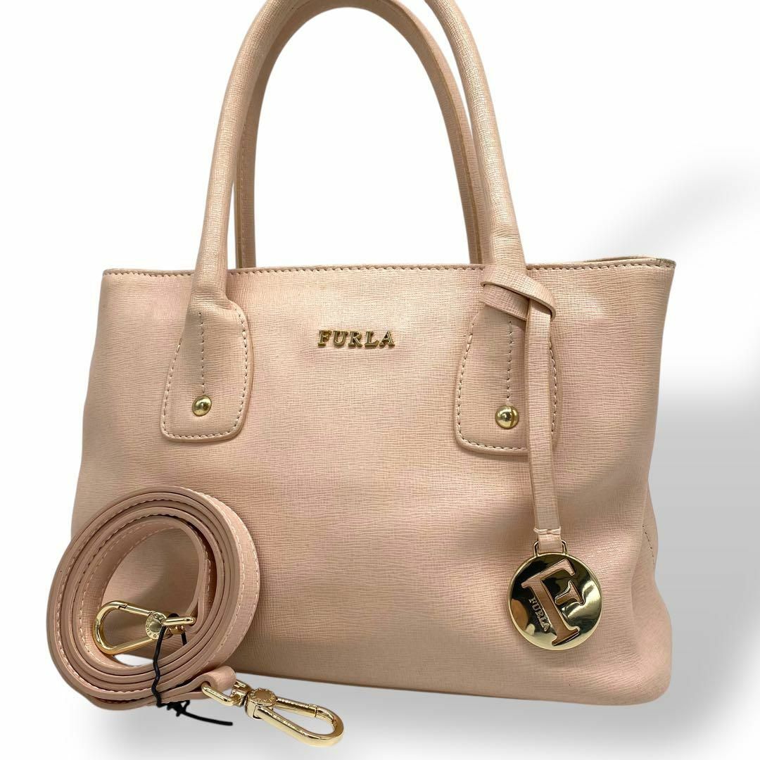 FURLA - FURLA フルラ　ハンドバッグ　リンダ　レザー　パステルピンク