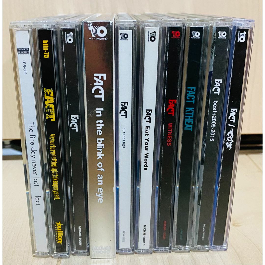 【廃盤多数 帯付】 FACT CD アルバム 10枚セット (CD+DVD)