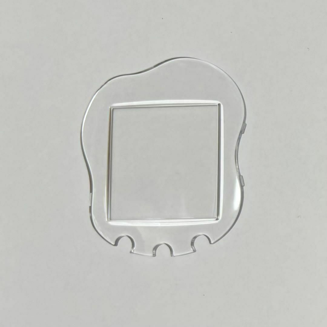 たまごっちユニ交換用フェイスプレート(クリア) エンタメ/ホビーのおもちゃ/ぬいぐるみ(キャラクターグッズ)の商品写真