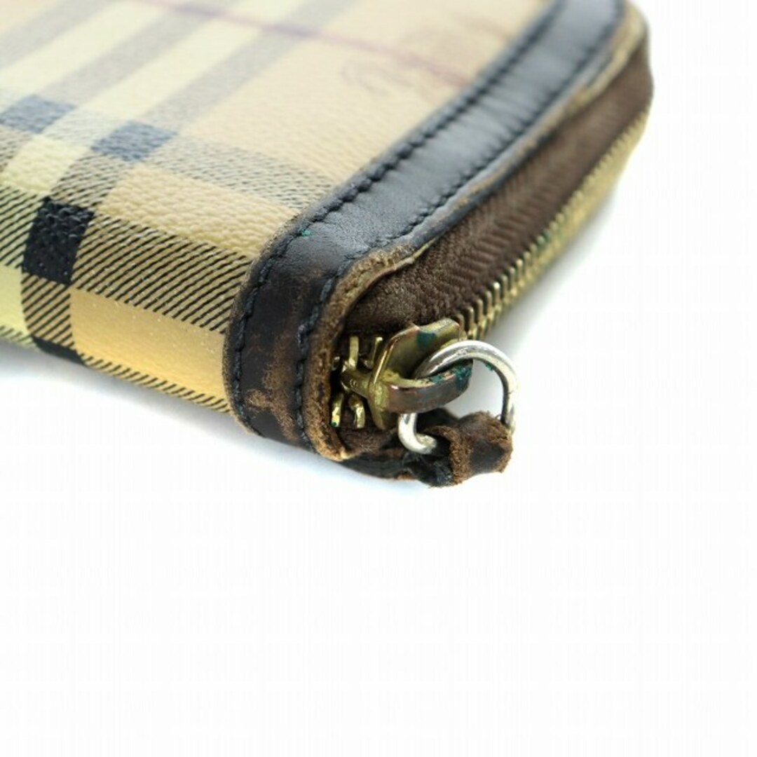 BURBERRY 長財布 ウォレット ノバチェック ラウンドファスナー BURBERRY 長財布 ウォレット ノバチェック ラウンドファスナー