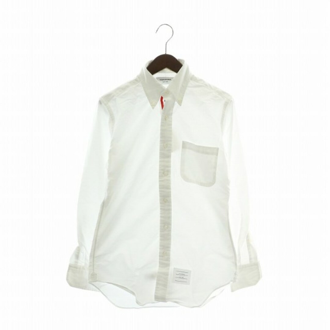 新品未使用品】Thom Browne オックスフォードシャツホワイト1 新品未使用品】Thom Browne オックスフォードシャツホワイト1