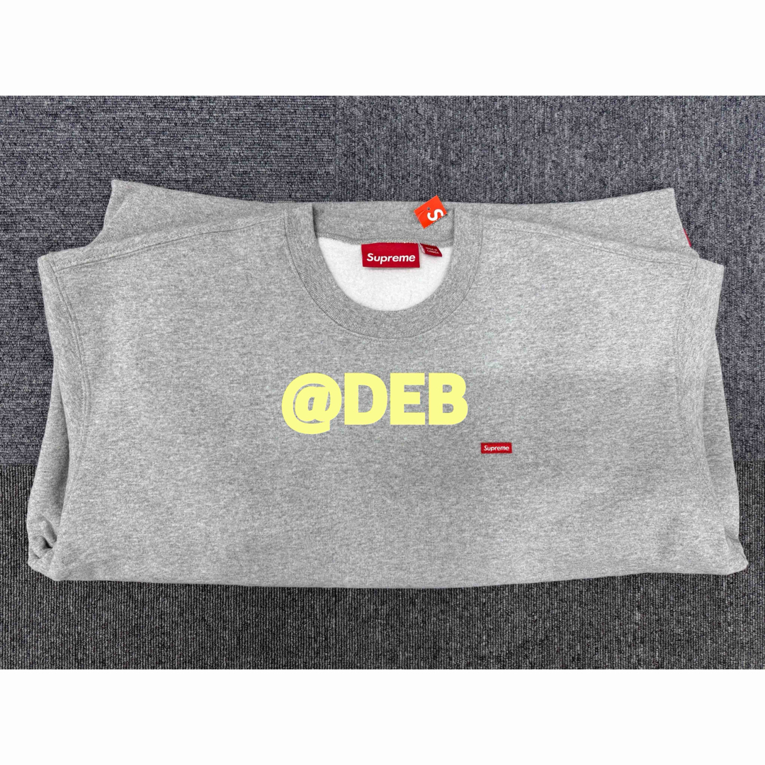 Supreme Small Box Crewneck Grey Lサイズ Supreme Small Box Crewneck Grey Lサイズ