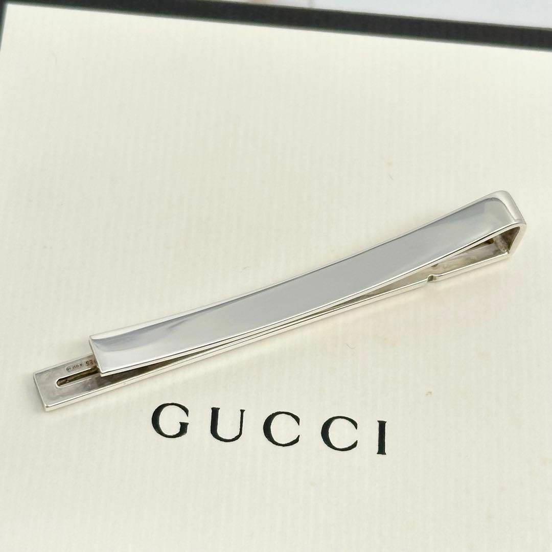 GUCCI グッチ インフィニティ ノット ネクタイピン シルバー 925製 GUCCI グッチ インフィニティ ノット ネクタイピン シルバー 925製