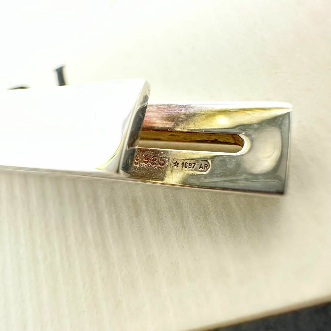 GUCCI グッチ インフィニティ ノット ネクタイピン シルバー 925製 GUCCI グッチ インフィニティ ノット ネクタイピン シルバー 925製