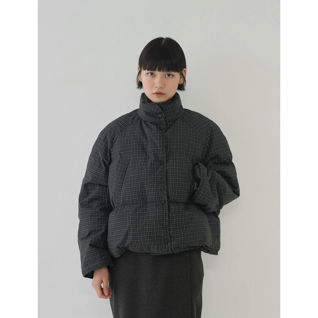 Bargiee CHECK PUFFY DOWN チェック柄 ダウン ジャケット/アウター Bargiee CHECK PUFFY DOWN チェック柄 ダウン ジャケット/アウター
