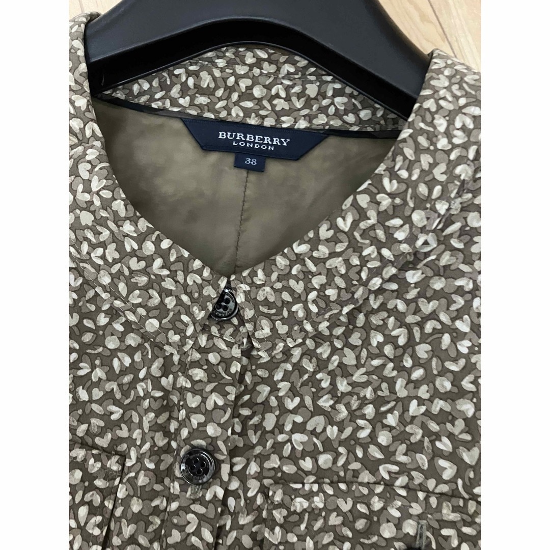 BURBERRY - 新品 バーバリー ロンドン シルク ワンピース 柄の BURBERRY - 新品 バーバリー ロンドン シルク ワンピース 柄の