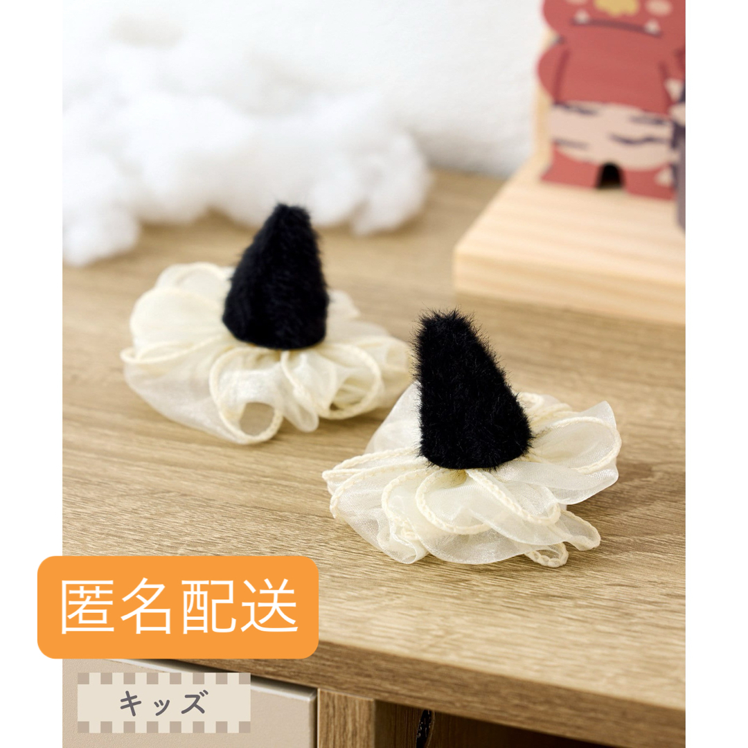 3COINS(スリーコインズ)の節分 鬼の角ヘアクリップ スリーコインズ スリコ 3coins エンタメ/ホビーのコスプレ(小道具)の商品写真