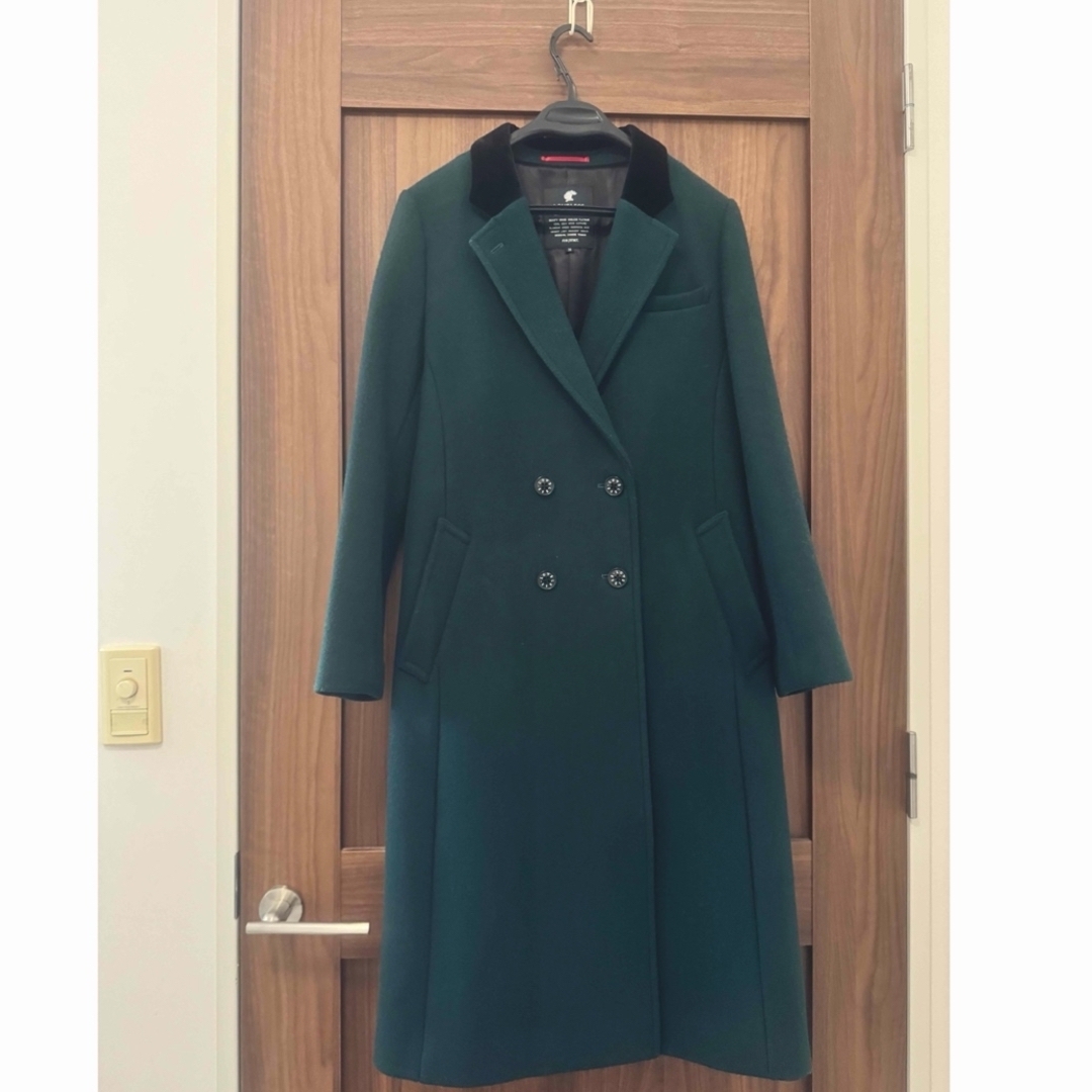 LOVELESS ラブレス ロング チェスターコート グリーン 36 LOVELESS ラブレス ロング チェスターコート グリーン 36