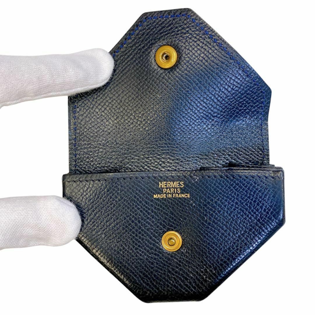HERMES - 4160 エルメス コインケース ルヴァンキャトル ダーク HERMES - 4160 エルメス コインケース ルヴァンキャトル ダーク