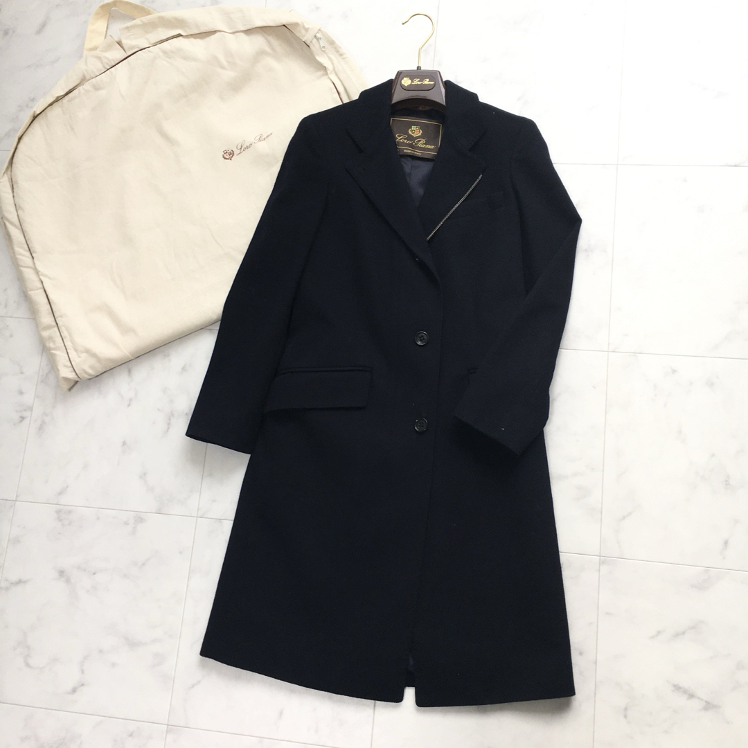 近年美品 Loro Piana ロロピアーナ ロゴ カシミヤ100% コート 近年美品 Loro Piana ロロピアーナ ロゴ カシミヤ100% コート