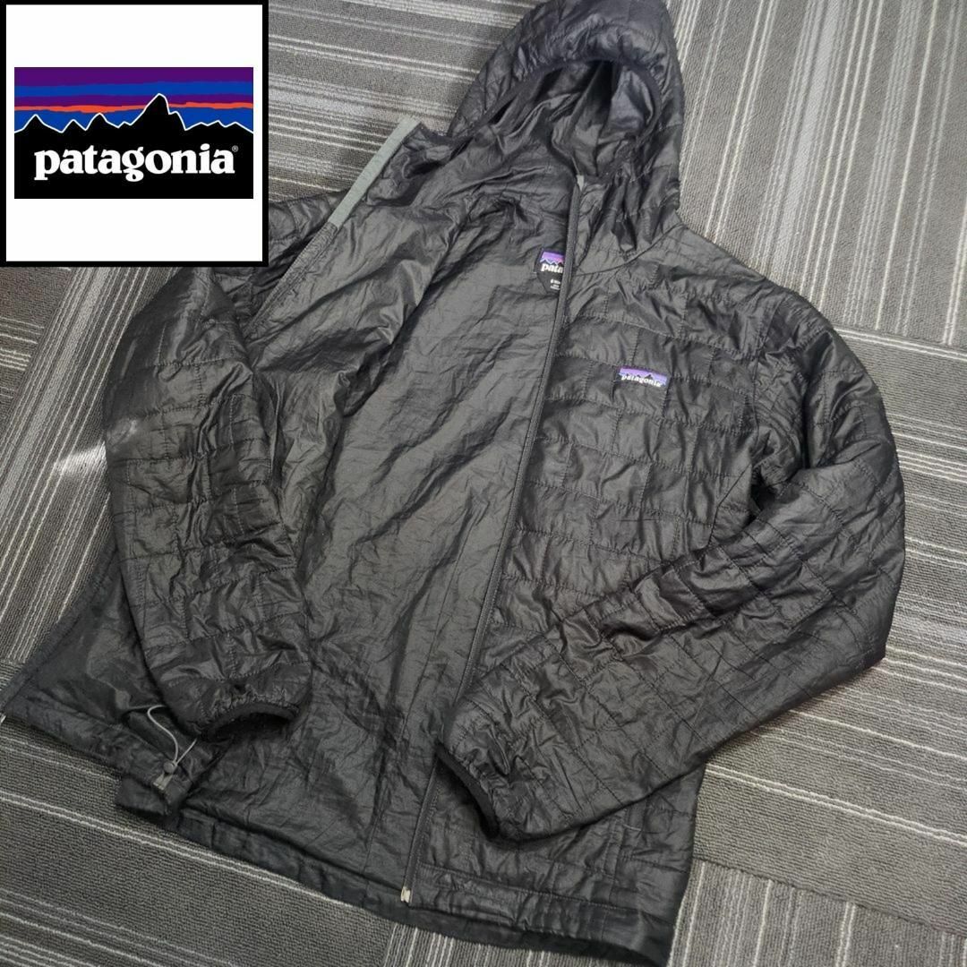 美品 Patagonia フーデッドジャケット 84222 ブラック S 美品 Patagonia フーデッドジャケット 84222 ブラック S