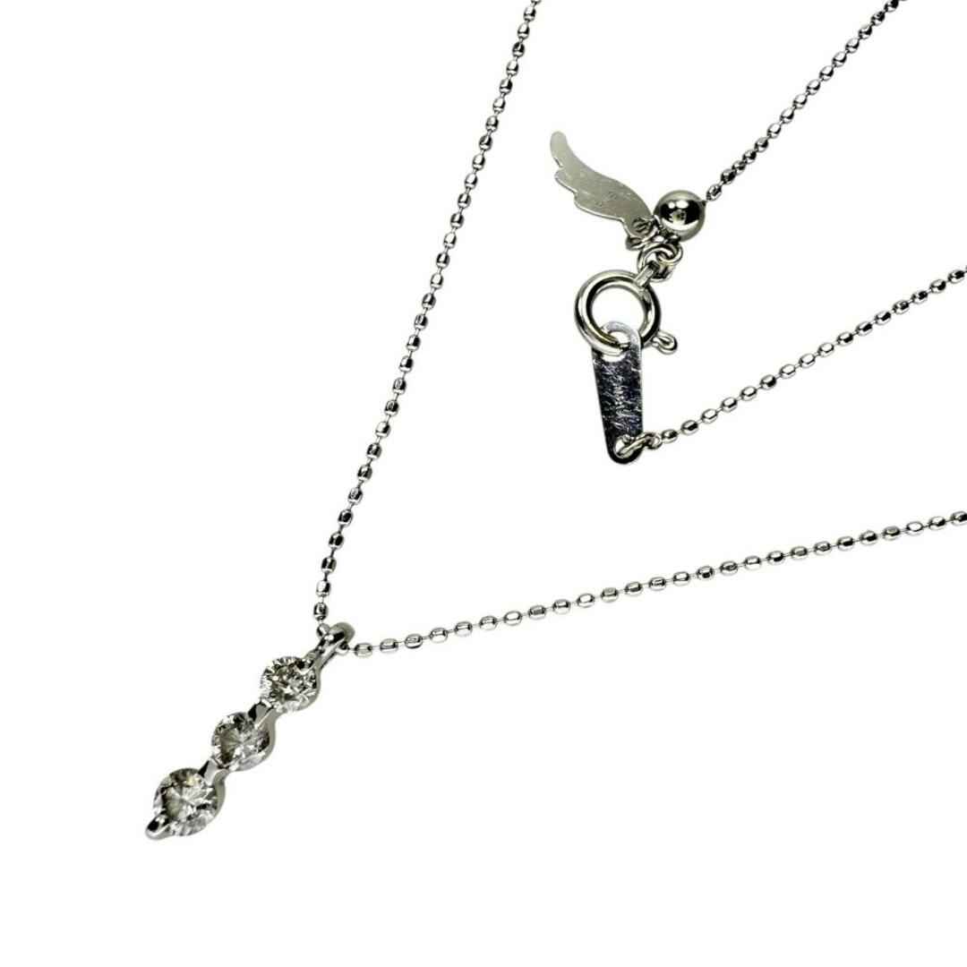 ネックレス トリロジー K18WG ダイヤモンド ネックレス トリロジー K18WG ダイヤモンド