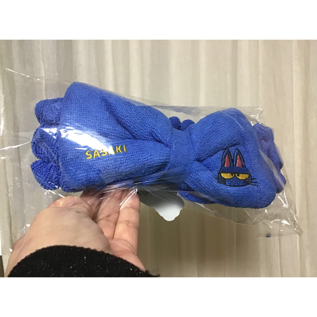 しまむら(シマムラ)のあのちゃん　ターバン　猫のササキ　ササキ 電電電波 レディースのファッション小物(バンダナ/スカーフ)の商品写真