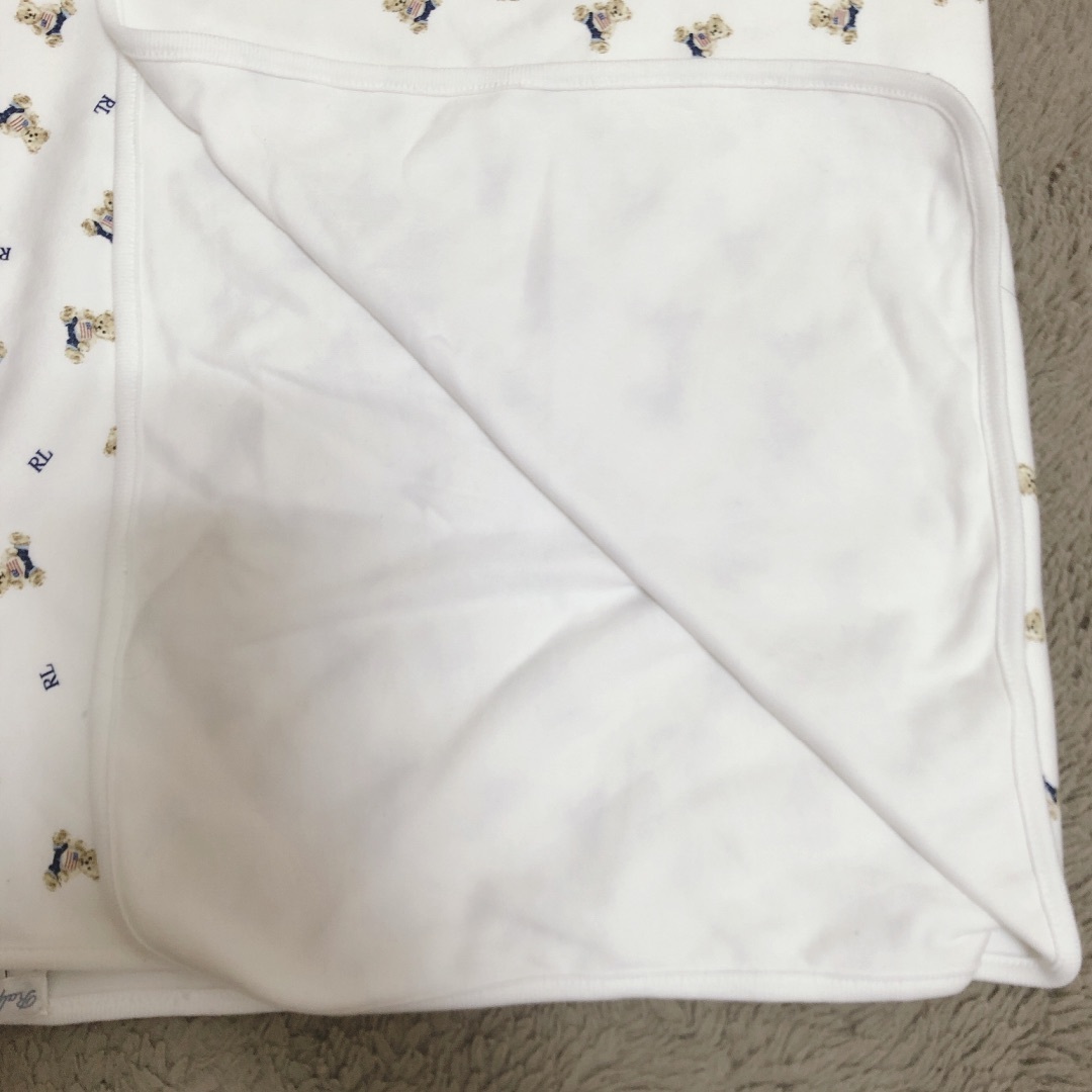 ベビー)Polo ベア コットン ブランケット おくるみ/ブランケット