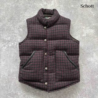 schott - ☆ESTNATION別注☆ONESTAR☆Schott☆レザーダウン schott - ☆ESTNATION別注☆ONESTAR☆Schott☆レザーダウン