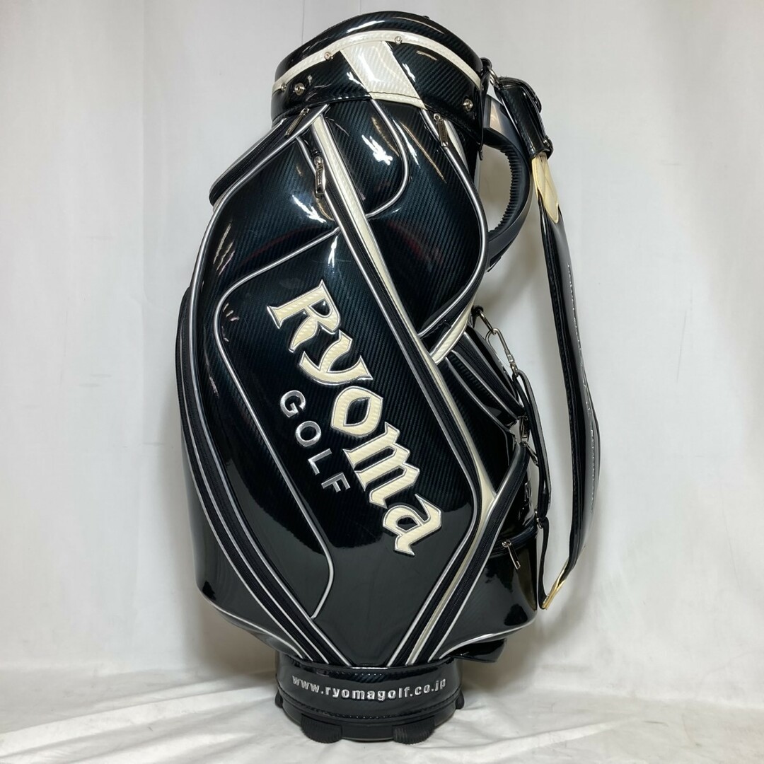 ◎◎RYOMA リョーマ キャディバッグ 9.5型 4.8kg エナメル ブラック ◎◎RYOMA リョーマ キャディバッグ 9.5型 4.8kg エナメル ブラック