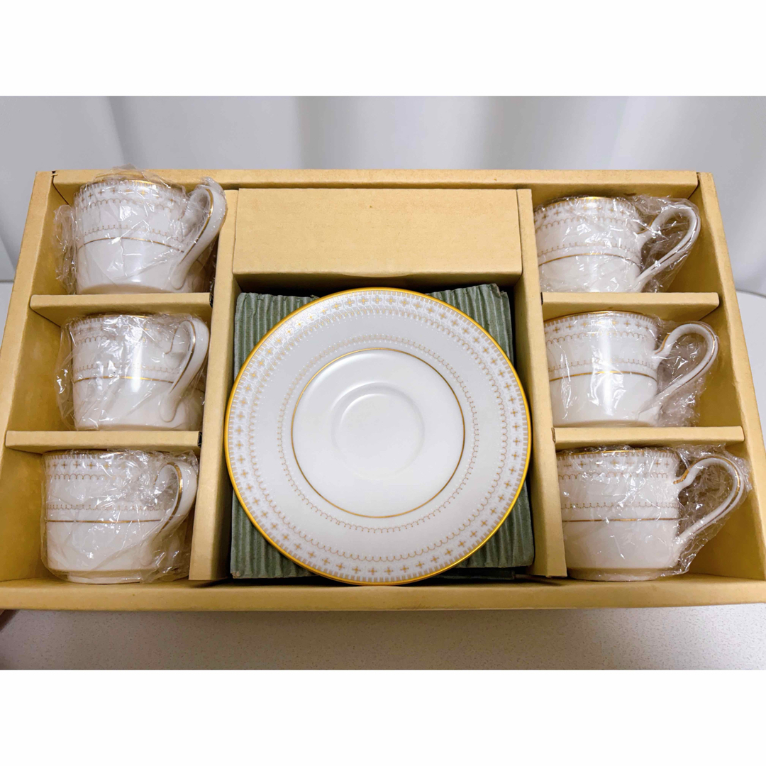 ノリタケデミタスカップ&ソーサー6客セット ノリタケデミタスカップ&ソーサー6客セット