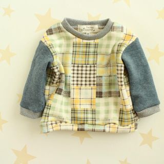 【80size】ドロップドショルダー＊カットソー(シャツ/カットソー)