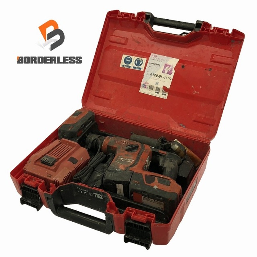 ☆中古品☆ HILTI ヒルティ 21.6V 充電式ハンマドリル TE6-A22 ☆中古品☆ HILTI ヒルティ 21.6V 充電式ハンマドリル TE6-A22
