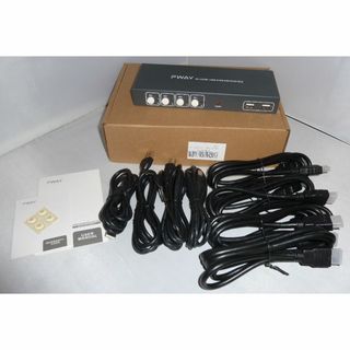 HDMI接続型4ポートKVMスイッチ(切替器) 中古(PC周辺機器)