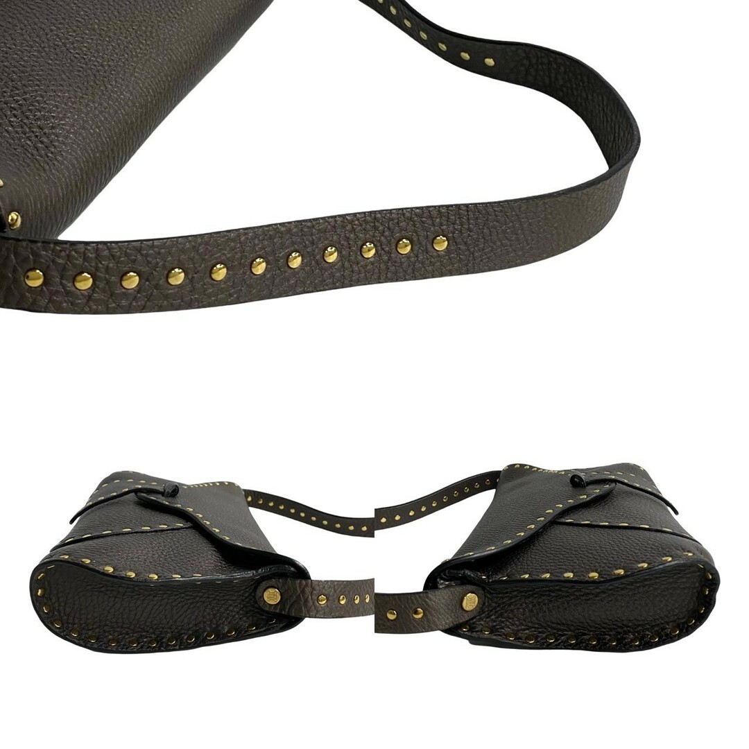 未使用保管品 希少品 CELINE セリーヌ スタッズ レザー 本革 未使用保管品 希少品 CELINE セリーヌ スタッズ レザー 本革